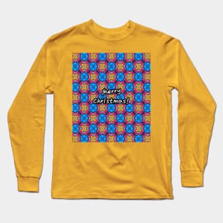 Colorful Christmas tree patterns. Long Sleeve T-Shirt